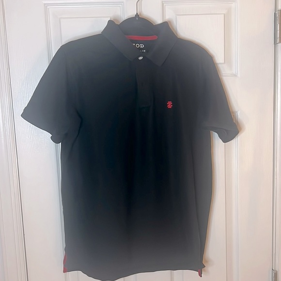 Izod Other - men’s Izod advantage performance black medium polo